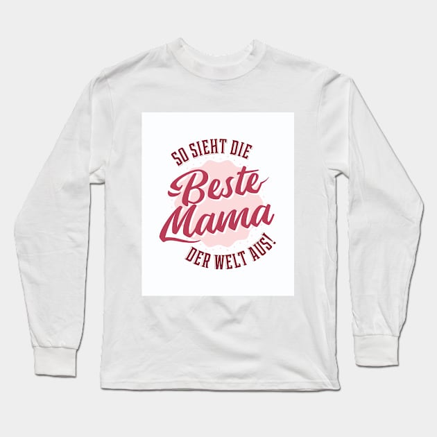 beste mama Long Sleeve T-Shirt by COZILYbyIRMA